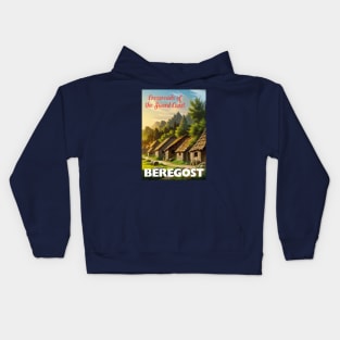 Beregost Tourism Poster - Sword Coast Faerun D&D Art Kids Hoodie